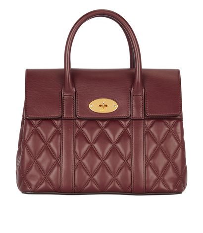 Mulberry Quilted Bayswater, front view